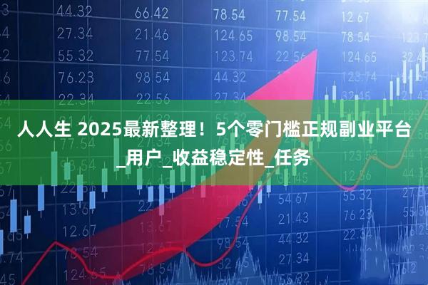 人人生 2025最新整理!5个零门槛正规副业平台_用户_收益稳定性_任务