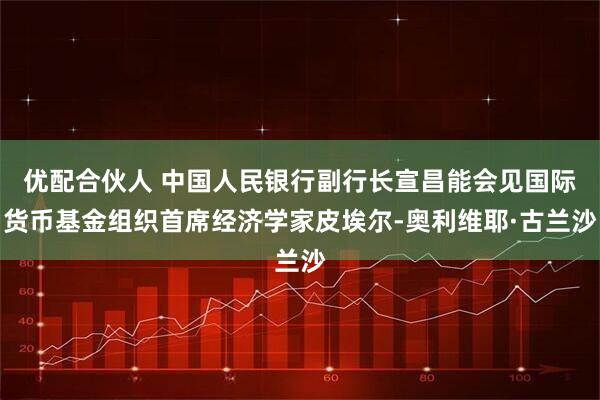 优配合伙人 中国人民银行副行长宣昌能会见国际货币基金组织首席经济学家皮埃尔-奥利维耶·古兰沙