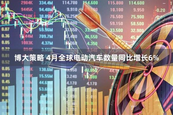 博大策略 4月全球电动汽车数量同比增长6%